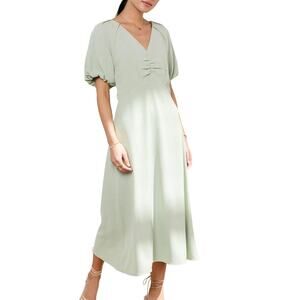 Bohme Large Maeve Midi Dress in Mint NWT Special Occasion Romantic